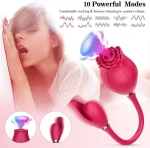 Rose Rose Suction Toy - 3 in 1 With Multi-Frequency