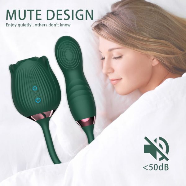 rose sex toy mute design green
