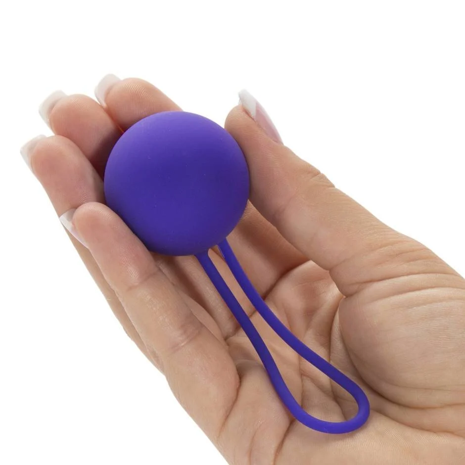 kegel with hand  