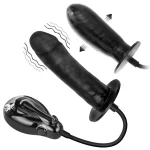 Inflatable Vibrating Dildo Pump up Air-Filled Sex Toy