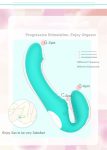 Teicu - Strapless Dildo Strap on Double Ended Vibrating for Lesiban
