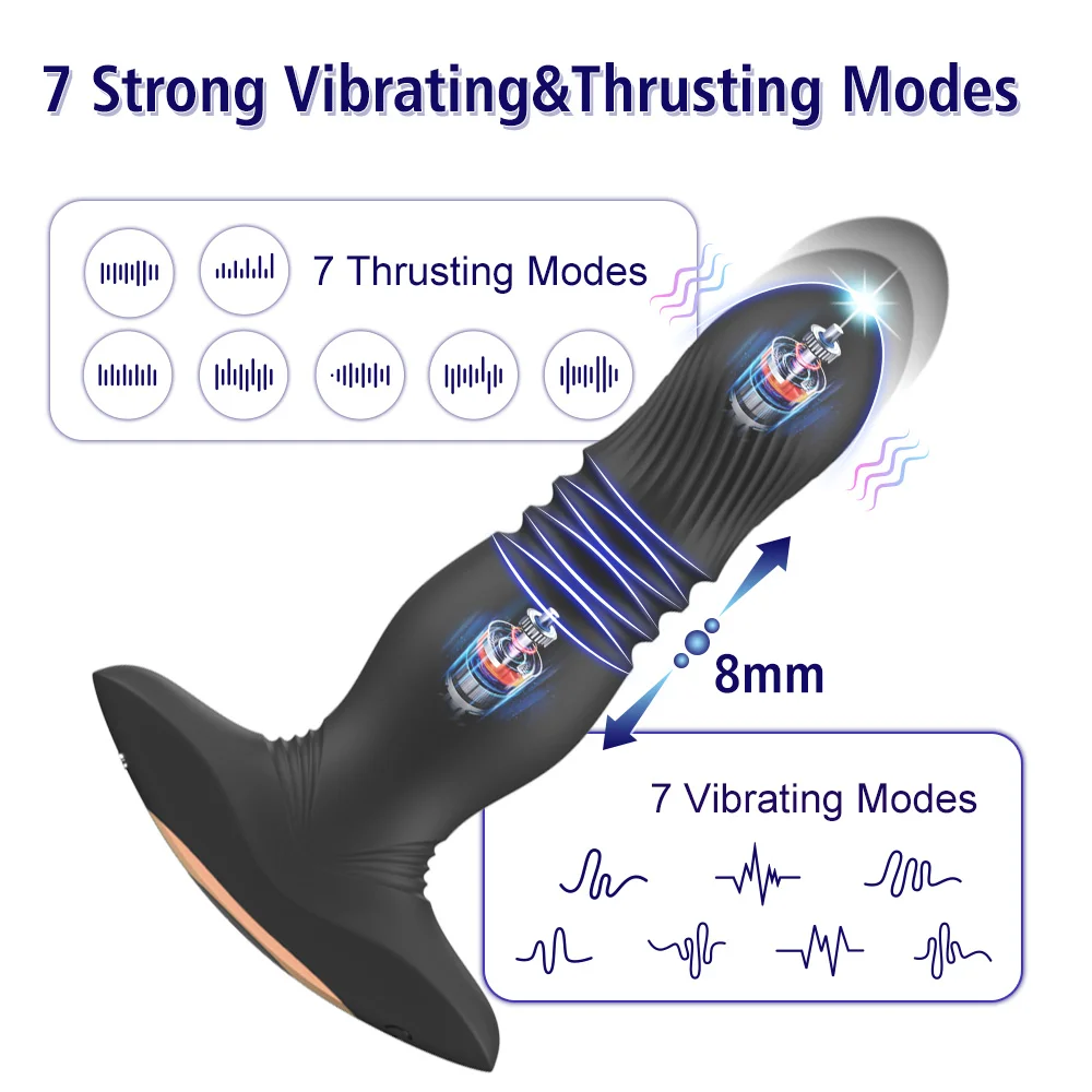 Thrusting-Prostate-Massager-Vibrator-with-Remote-Control