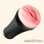 8 Inches Pocket Pussy Male Masturbator Cup Realistic Textured