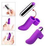 Finger Vibrator 10 Vibration Mode Clit Clitoris Stimulation Sex Toy