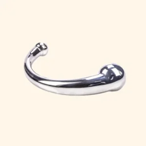 Metal double Dildo G Spot Wand Double Ended Sex Toy for Women Men