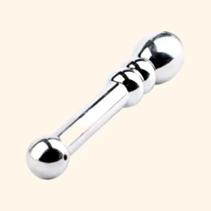 Stainless Steel Metal Dildo Anal Toys Double Ended For Women Men