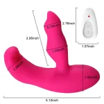 Anal Prostate Toy Pink Massager Silicone Anal Vibrator Butt Plug