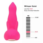 Anal Prostate Toy Pink Massager Silicone Anal Vibrator Butt Plug