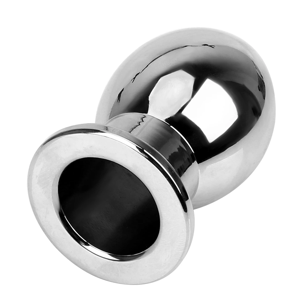 Hollow Tunnel Butt Plug 4 Sizes Metal Anal Sex Toy Anesidora