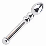 Metal G-spot Wand Double Head Stainless Sex Toy