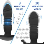 Prostate Toy Anal Thrusting Vibrators With App Control