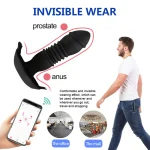 Prostate Toy Anal Thrusting Vibrators With App Control