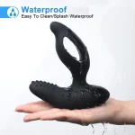 Prostate Wand Male Massager Vibrating Cockring Erotic Sex Toy