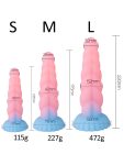 Mona - Pink Glow in the Dark Dildo 3 Sizes