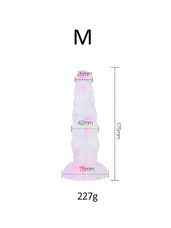 Luna - Glow Jelly Dildo 6 Inch