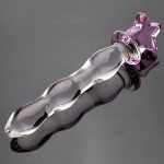 Star glass dildo 8 Inch Crystal Wand