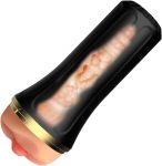 8 Inches Pocket Pussy Male Masturbator Cup  Realistic Textured