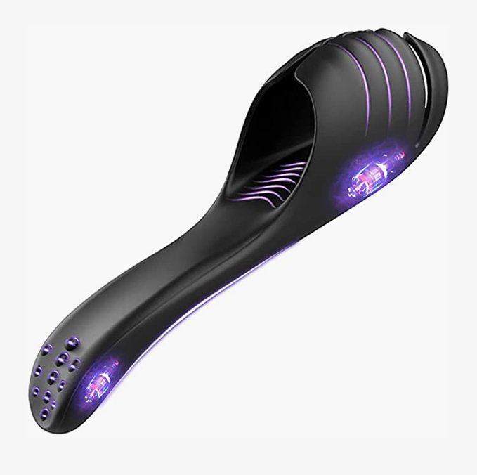 how to use male vibrating sleeve Male Vibrating Sleeve Stimulate Penis & Testicles & Perineum main image 0