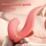 Aly - 2 in 1 Sucking Realistic Tongue Vibrator