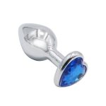 Diamond Heart Butt Plug Stainless Smooth Toys