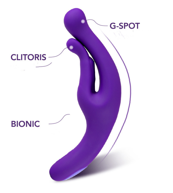 Anesidora C Shaped Vibrator Blush G-Spot  Silicone Sex Toys