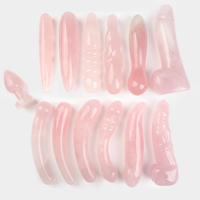 Anesidora Rose Quartz Dildo 