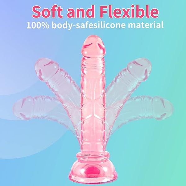 Anesidora Small Dildo for Anal 3 Sizes with Suction Cup