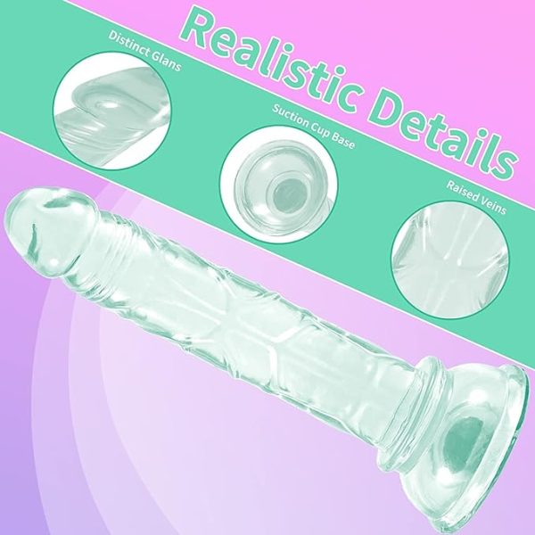 Anesidora Small Dildo for Anal 3 Sizes with Suction Cup