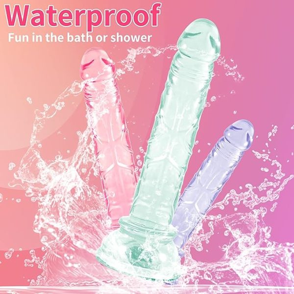 Anesidora Small Dildo for Anal 3 Sizes with Suction Cup