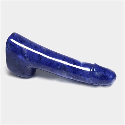 Azul - Blue Smelt Quartz Dildo