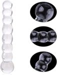 Beaded Glass Dildo 7.8 Inch