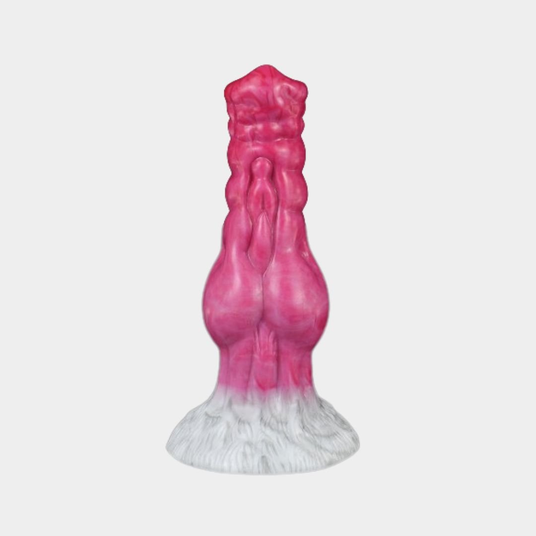 Bichon - Dog Dick Dildo Red 7.3 Inch