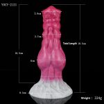 Bichon - Dog Dick Dildo Red 7.3 Inch