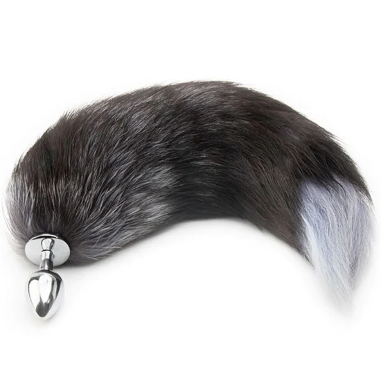 Cat Tail Butt Plug Stainless Steel Pet Play Anal Trainers