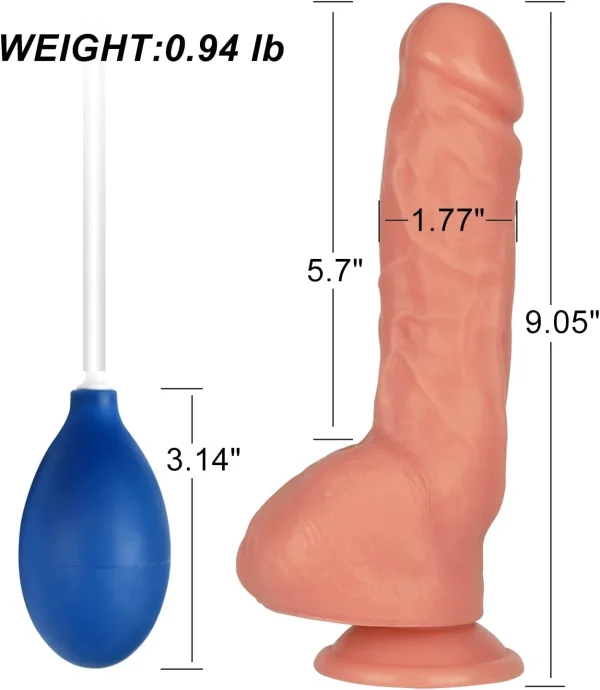 Dildo That Cums Realistic Cock for Femelle Beginners Sex Toy