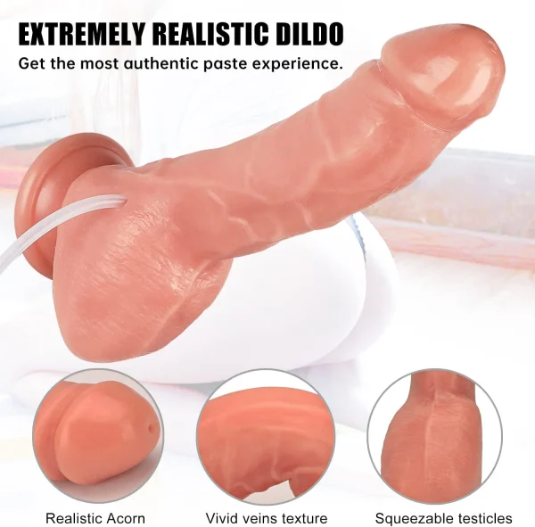 Dildo That Cums Realistic Cock for Femelle Beginners Sex Toy