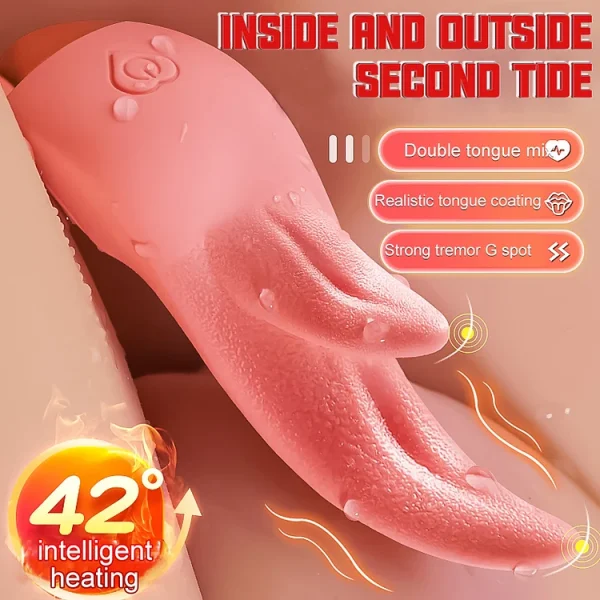 Aria - Double Tongue Shaped Vibrator