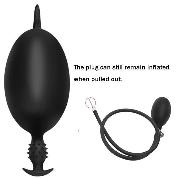 Expandable Butt Plug Pump up Air-Filled Ass Sex Toy