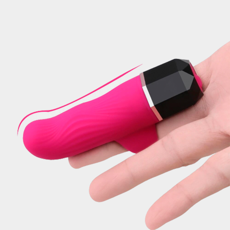 finger tip vibrator Clit Licking & G-Spot Rabbit Vibrator main image 1