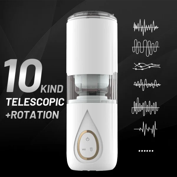 Freyja - 10 Thrusting and Rotating Blowjob Massager