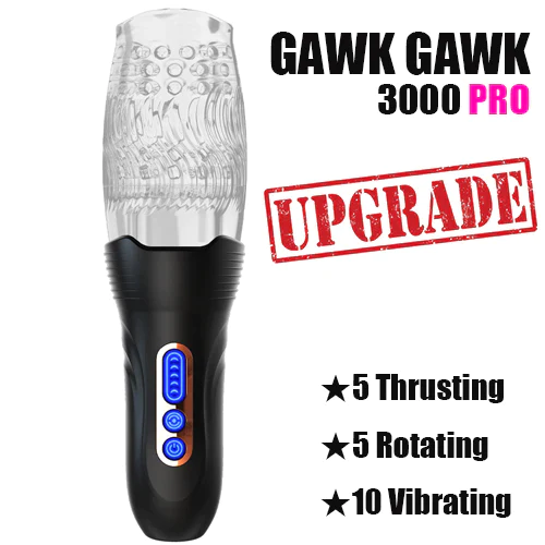 Gawk Gawk 3000 Toy 2.0 - Rotating and Vibrating Thrusting Blow Job Toy