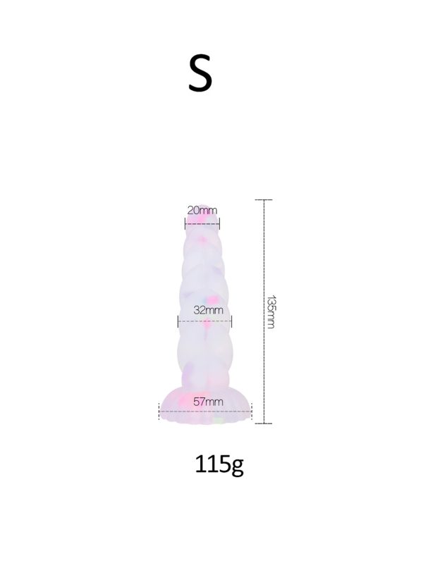 Luna - Glow Jelly Dildo 6 Inch