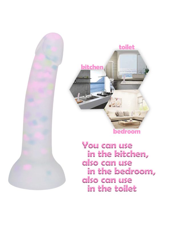 Luan - Glowing Jelly Dildo 6 Inch