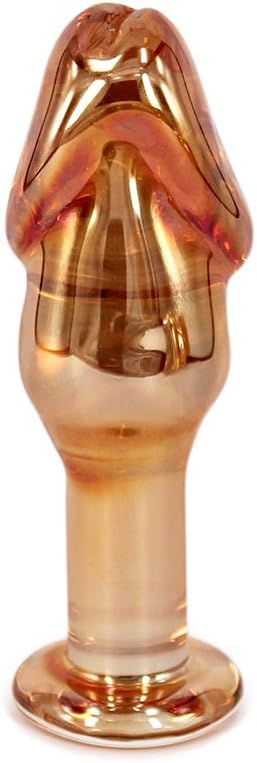 Golden Glan Glass Butt Plug