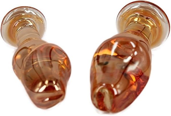 Golden Glan Glass Butt Plug