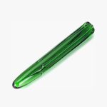 Green Luffa Glass Dildo 7.68 Inch