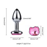 Hello Kitty Jewel Butt Plug Lovely Type With  Anal play kit