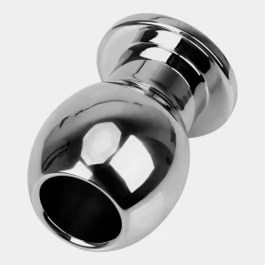 Hollow Tunnel Butt Plug 4 Sizes Metal Anal Sex Toy