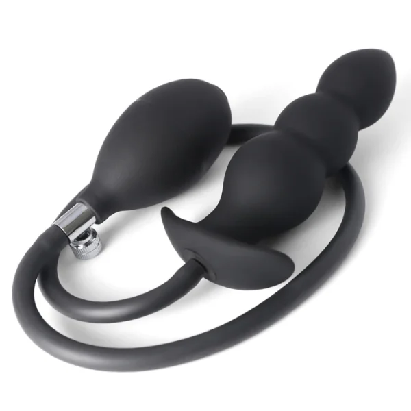 Inflatable Anal Plug With Pump Ass Sex Toy