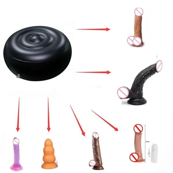 For Dildo Ride Inflatable Sex Chair Anal Dildo Pillow